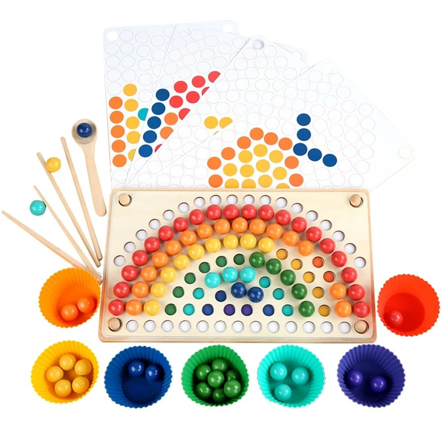Colorful Kids Bead Learning Toy Set - Halri