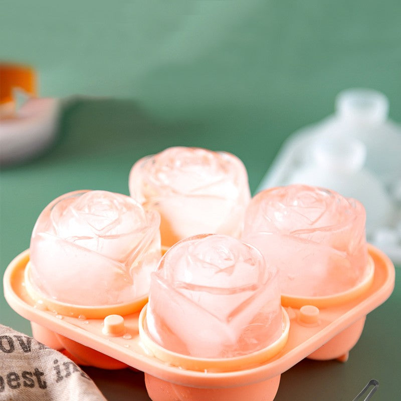 Beautiful Flower Shaped Ice Cube Tray