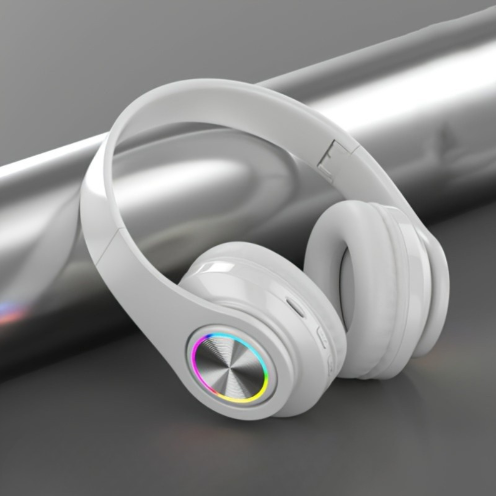 Wireless LED Headphones Over Ear with Lights