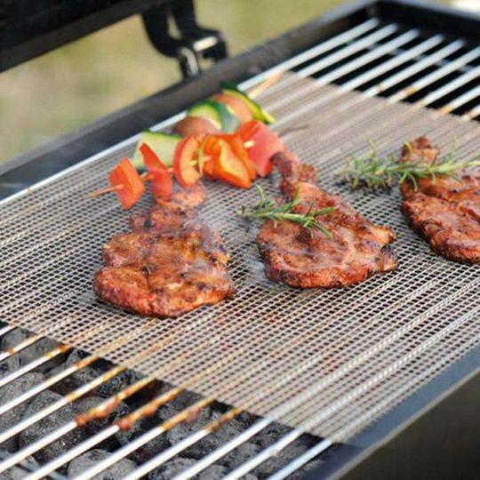 Easy Clean BBQ Grill Mat | Non Stick & Reusable Grill Pad - Halri
