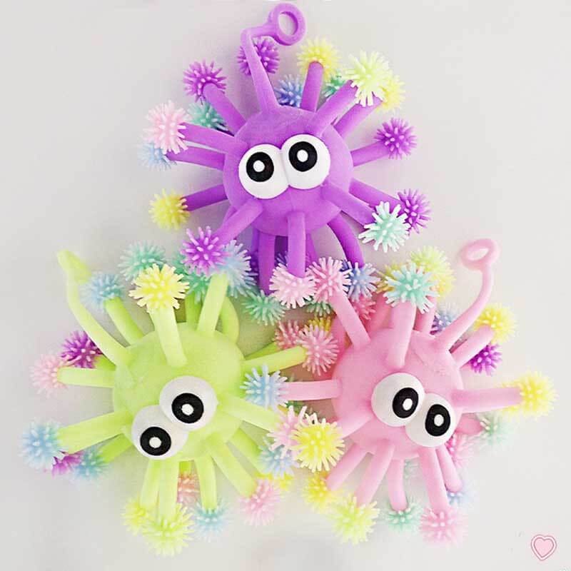 Colorful LED Bouncy Ball Toy - Halri