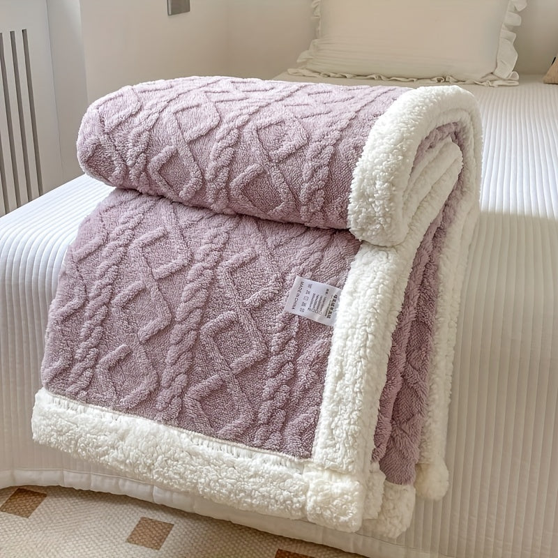 Cozy Plush Throw Blanket for Home Decor
