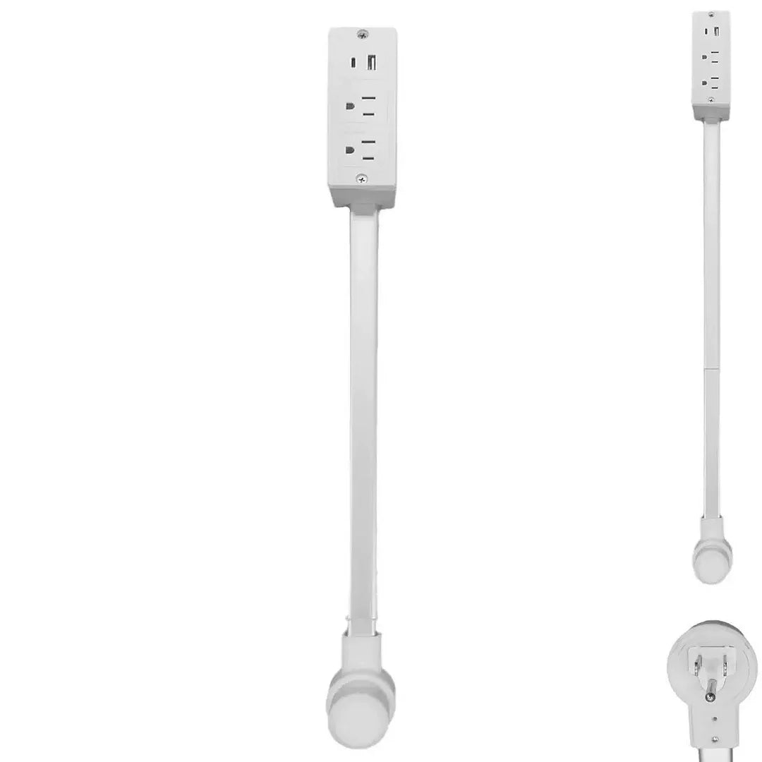Compact USB Outlet Expander with 180-Degree Rotation