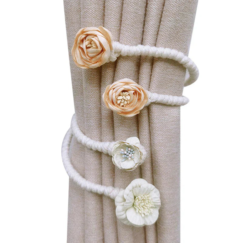 Rustic Rope Curtain Tie Back