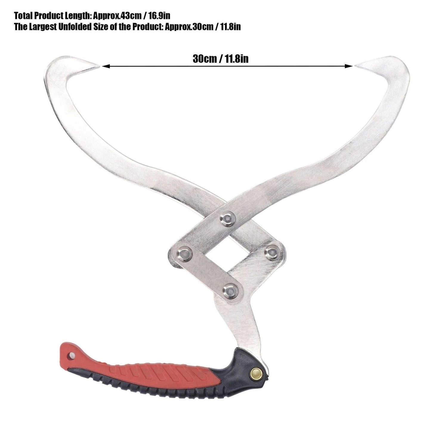 12-Inch Log Lifting Tongs โ Heavy-Duty Wood Handling Claw Tool for Garden, Fireplace, and Outdoor Use