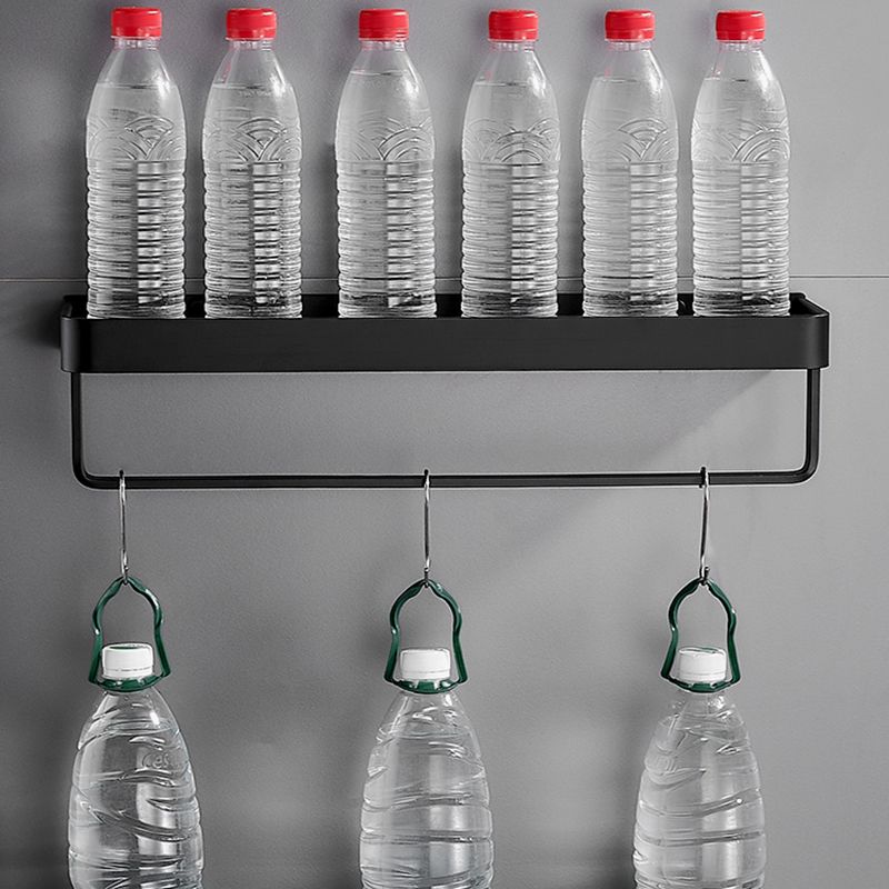 Sleek Metal Bathroom Storage Rack