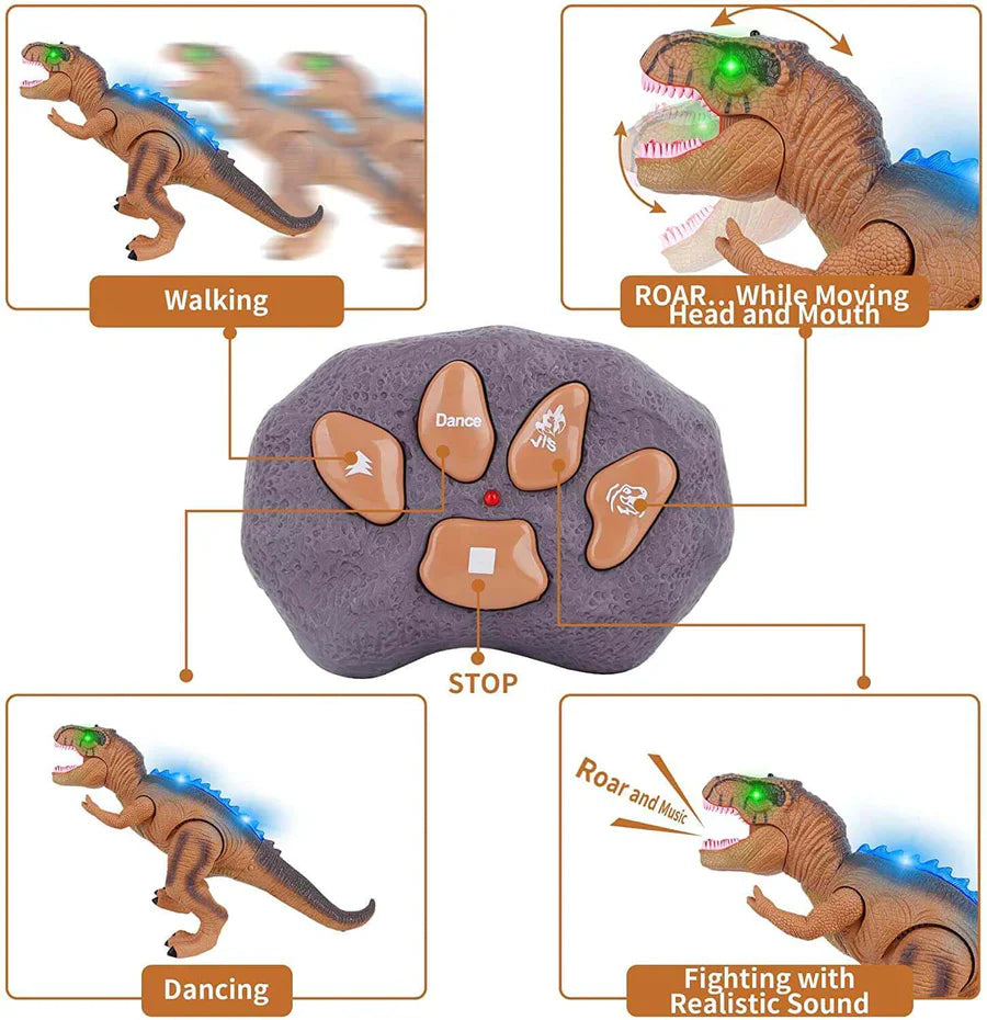 Fun LED Walking T-Rex Dinosaur Toy