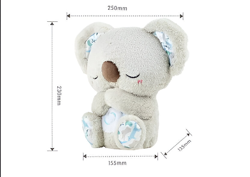 Soothing Calming Koala Plush Toy with Sounds and Lights