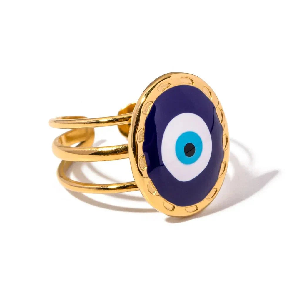 Halri | 18k Vintage Protection Eye Rings
