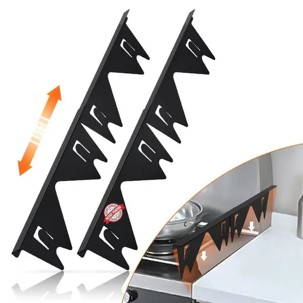 Stainless Steel Adjustable Stove Gap Covers