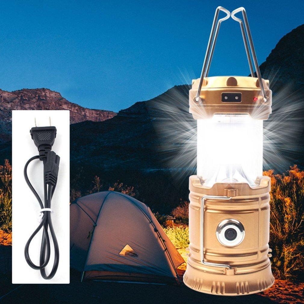 Rechargeable LED Camping Light Solar Flashlight - Halri