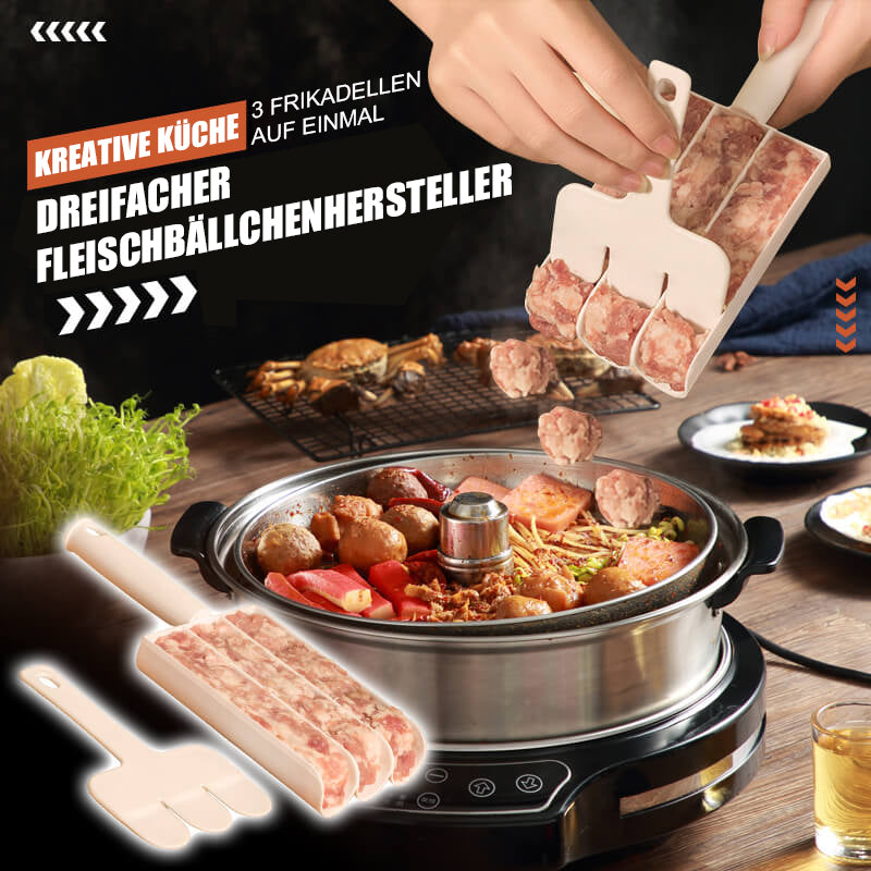 Easy Use 3 Meatball Kitchen Tool Maker - Halri