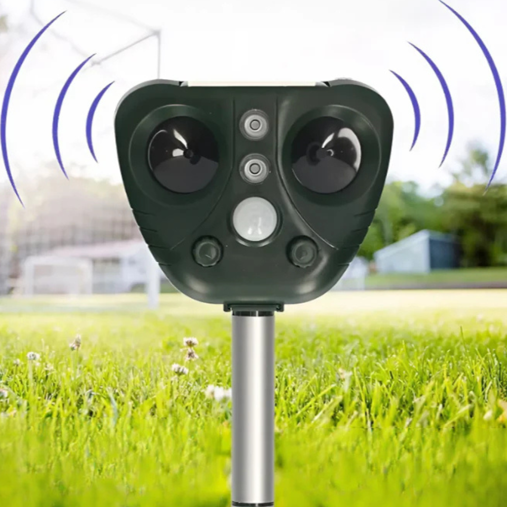 Effective Solar Powered Bird Repellent Outdoor Device - Halri