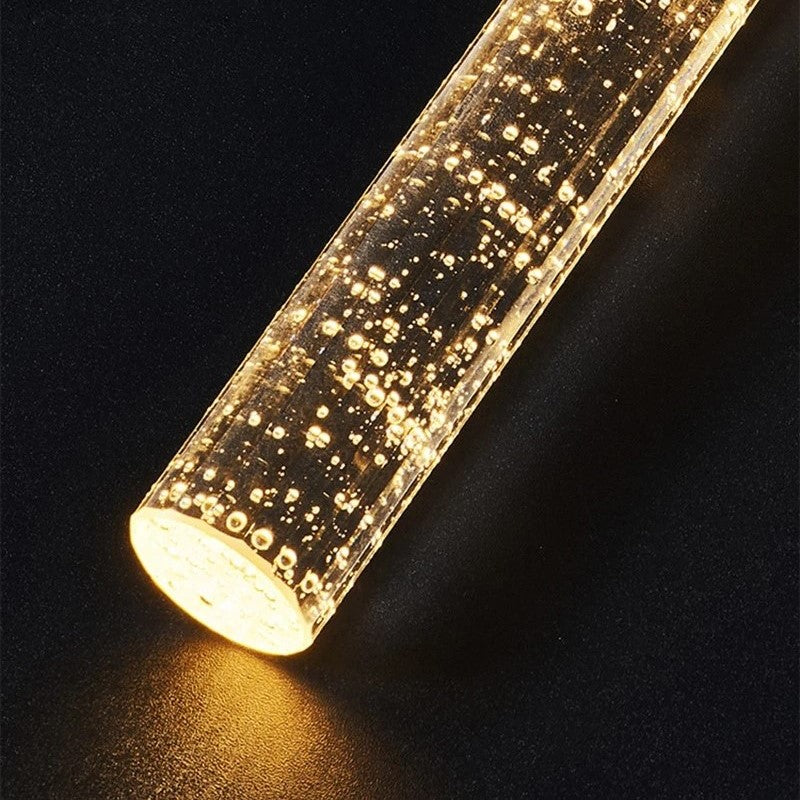 Sleek Glass Cylinder Pendant Light - Halri