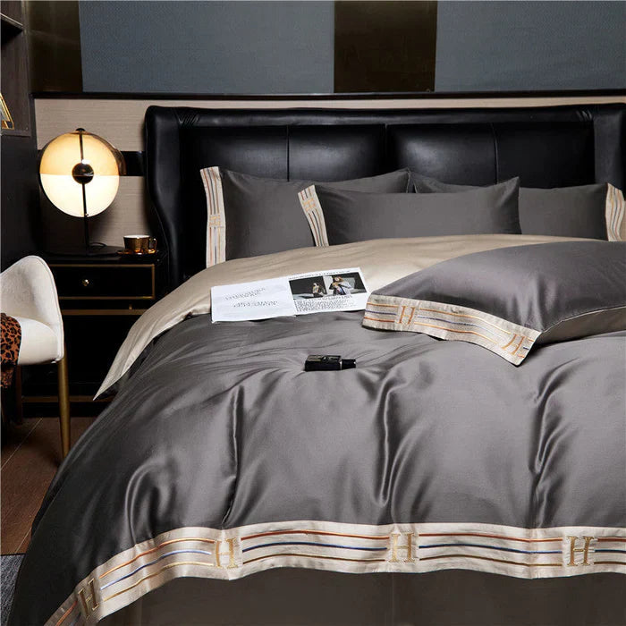 Soft Embroidered Cotton Bed Set - Halri