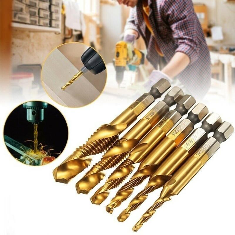 Precision 6-Piece Metric Tap Set - Halri