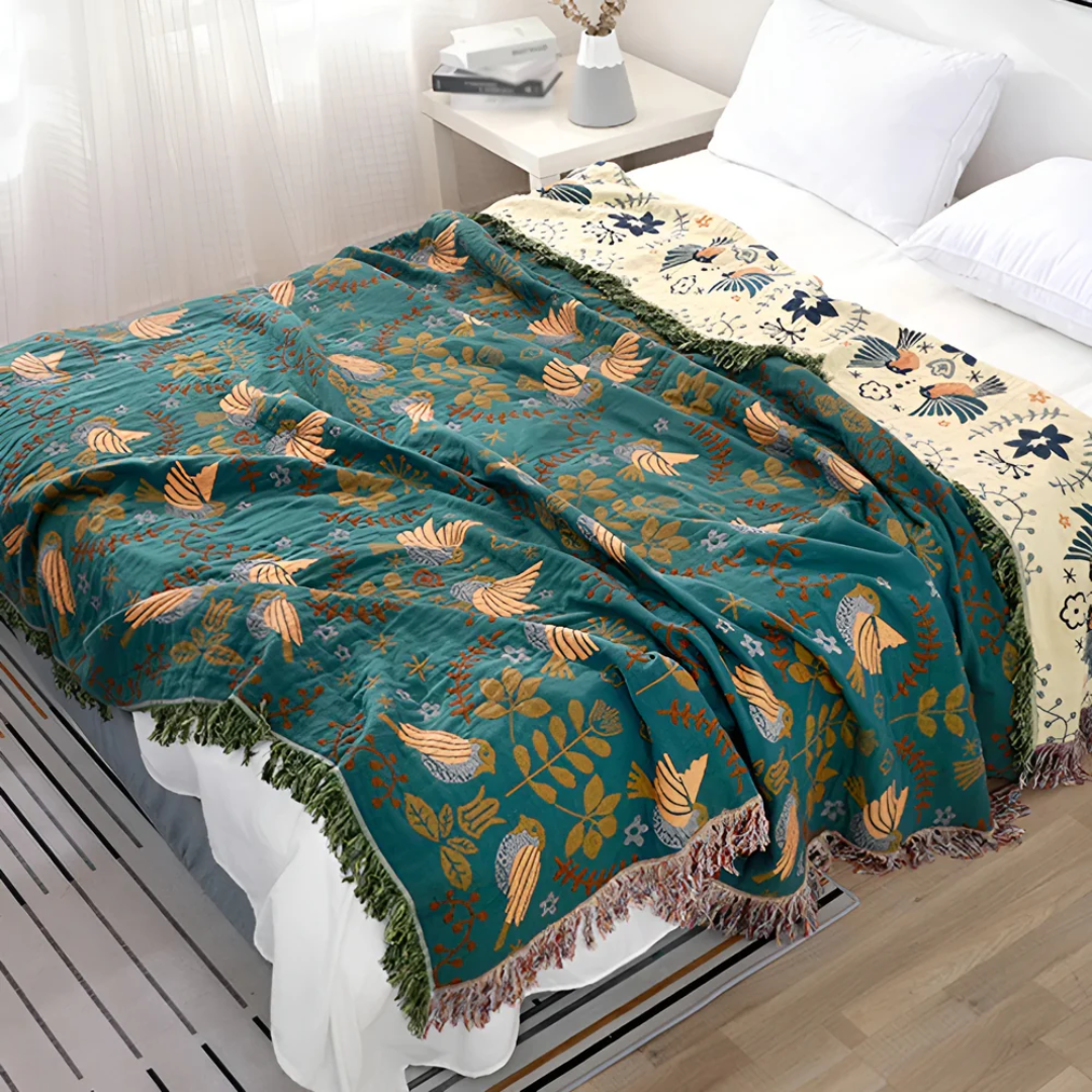 Cozy Handmade Throw Blanket - Halri