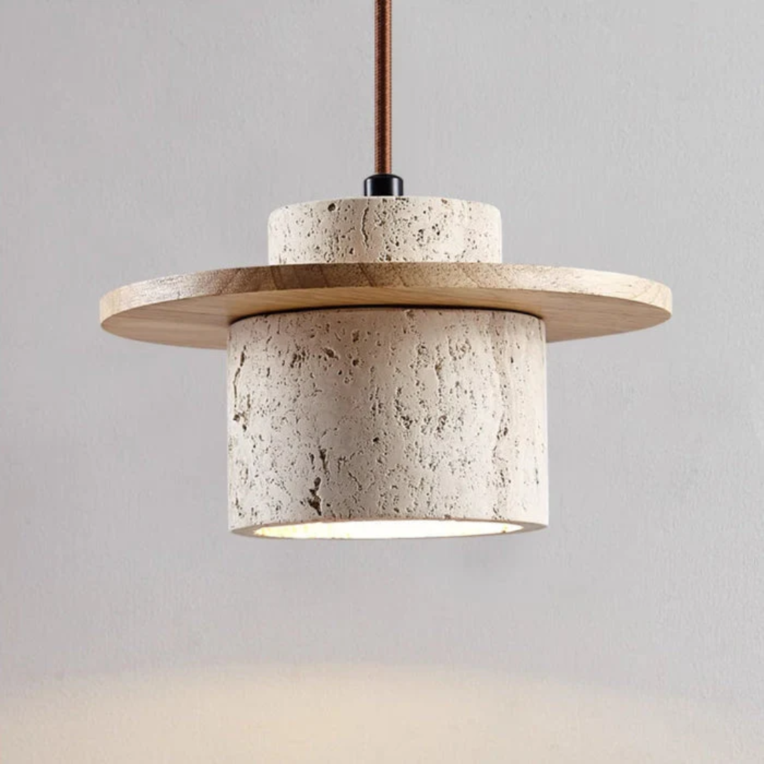 Elegant Stone Hanging Pendant Light