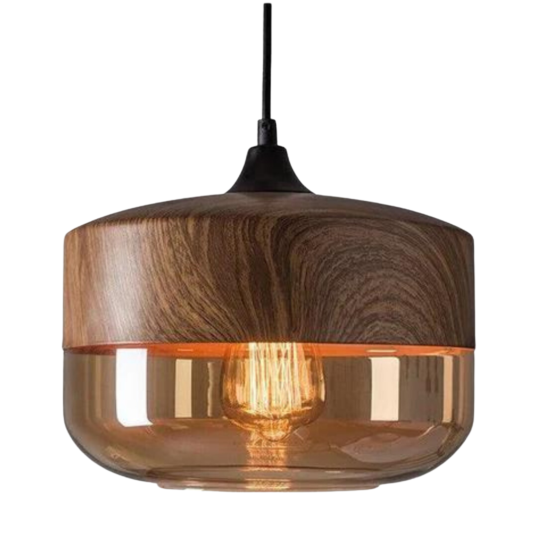 Modern Wooden Pendant Light Fixture