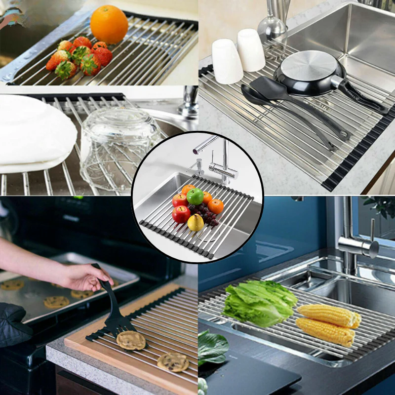 Space Saving Folding Kitchen Dryer Rack - Halri