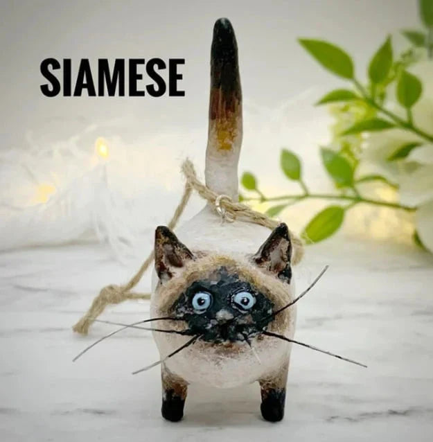 Adorable Small Cat Collectible Figurine