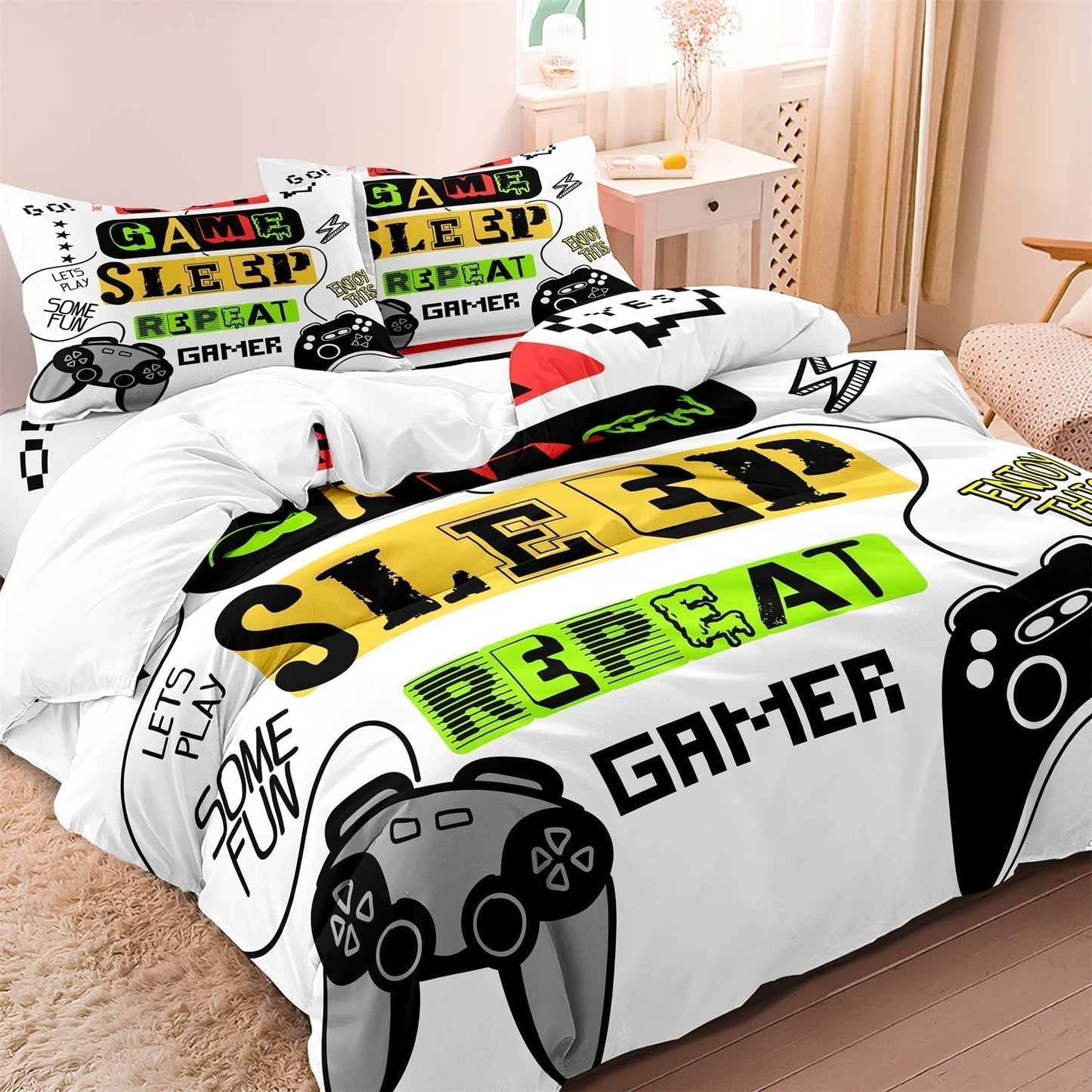 Premium Duvet Cover for Fun Gamer Bedrooms - Halri