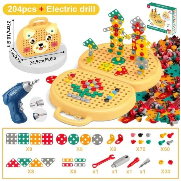 Educational Wooden Toy Storage Box