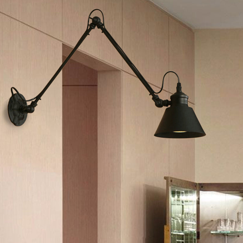 Classic Metal Adjustable Wall Lamp for Home Office