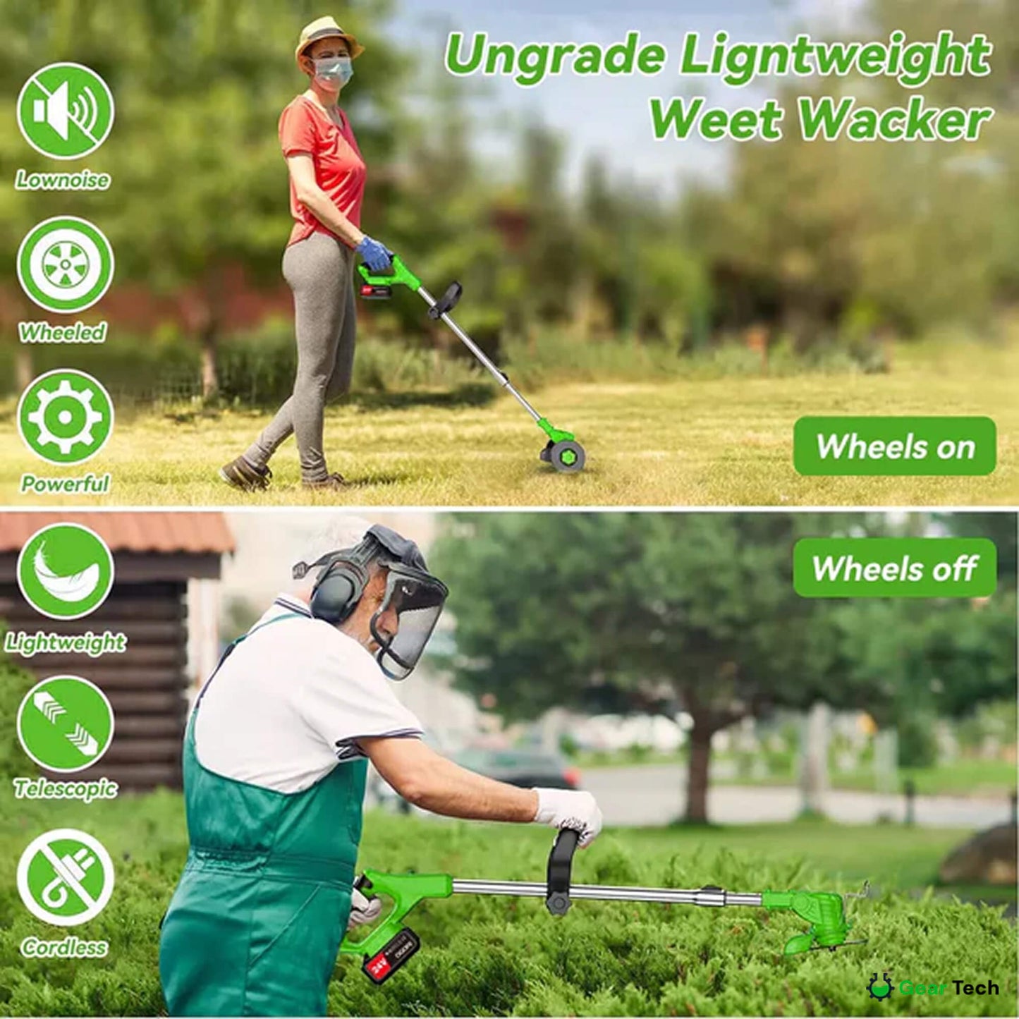 Portable Multi Tool Garden Trimmer with Adjustable Handle