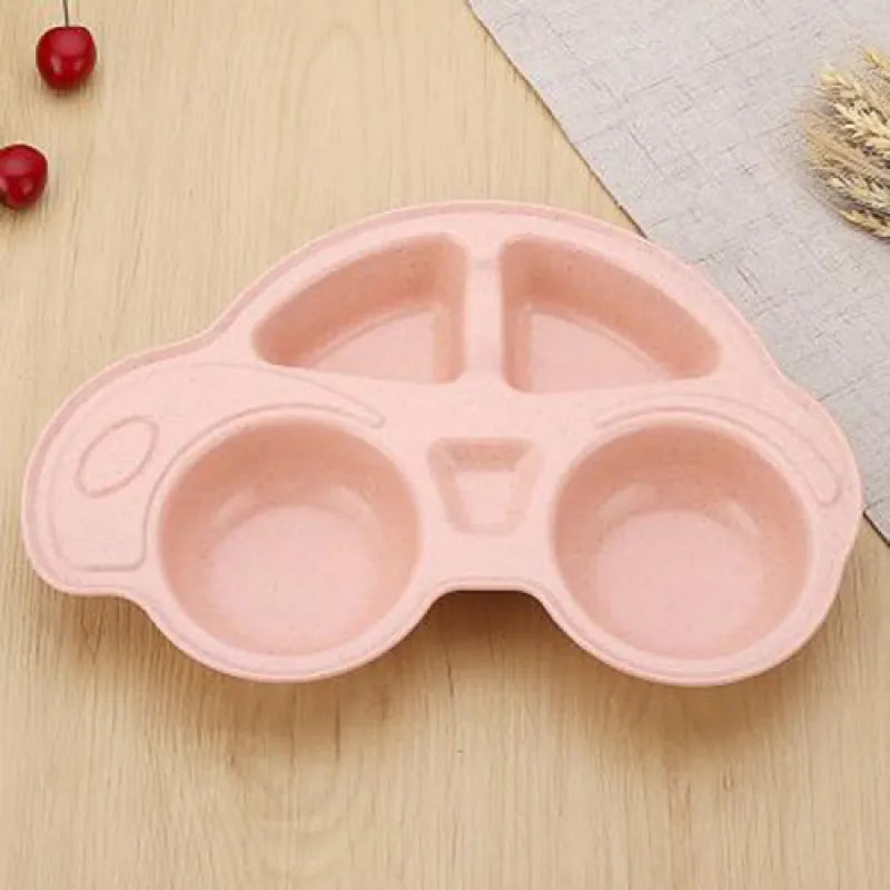 Kids' Car Shaped Plate - Eco Friendly Divided Plate