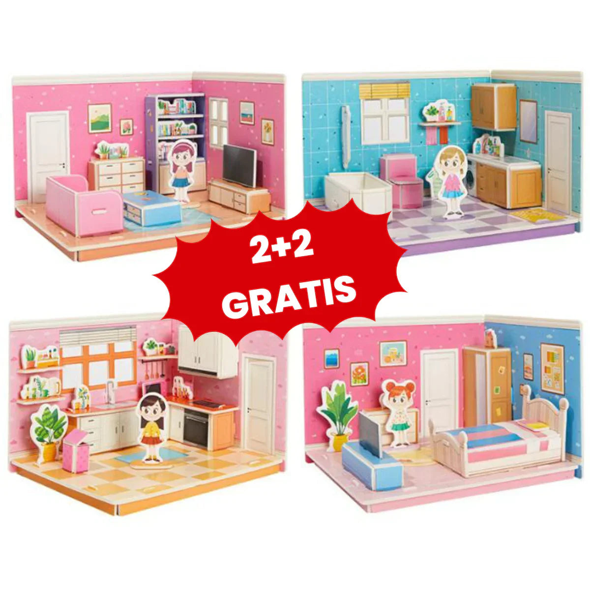 Fun 3D Building Puzzle Dream Home Set - Halri