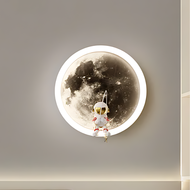 Cosmic LED Moon Wall Light