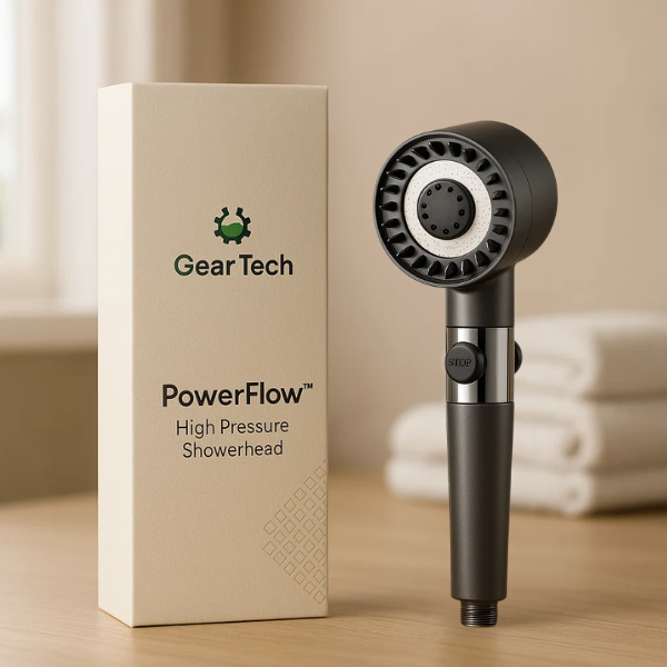 Powerful Rain Shower Head with Advanced Water Filter