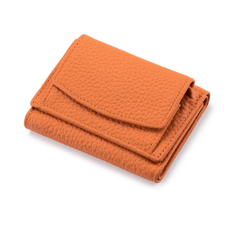 Genuine Leather Small Wallet – Compact Card Holder Purse