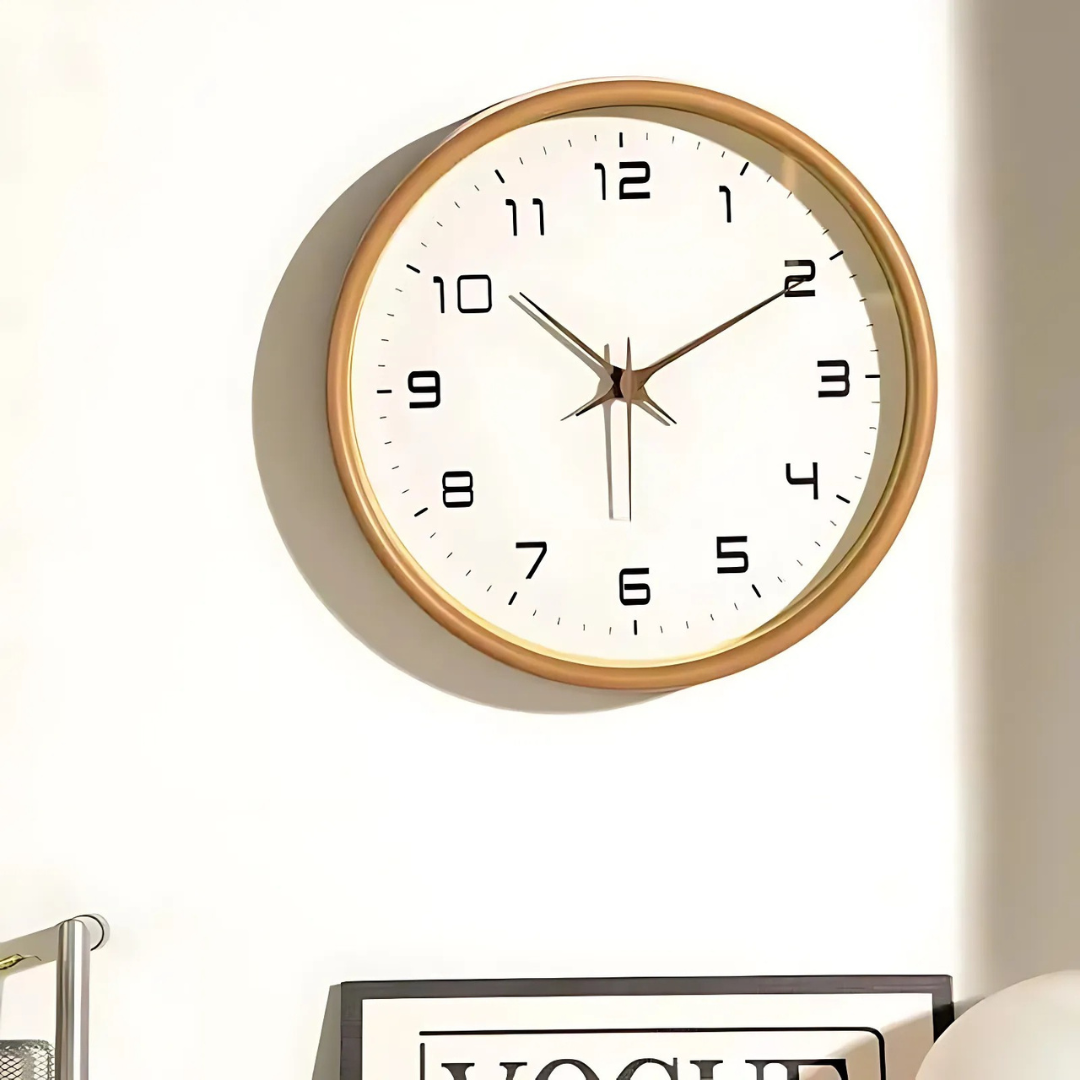 Rustic Wooden Home Wall Clock