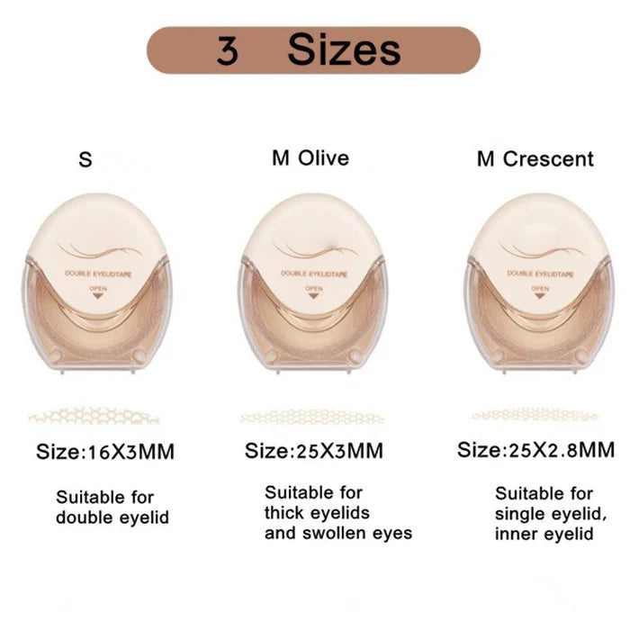 Easy Use Invisible Eyelid Tape Stickers - Halri