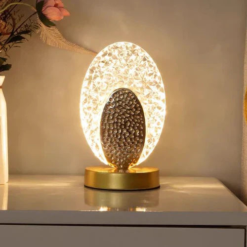 Colorful Peacock LED Desk Lamp with USB Recharge - Halri