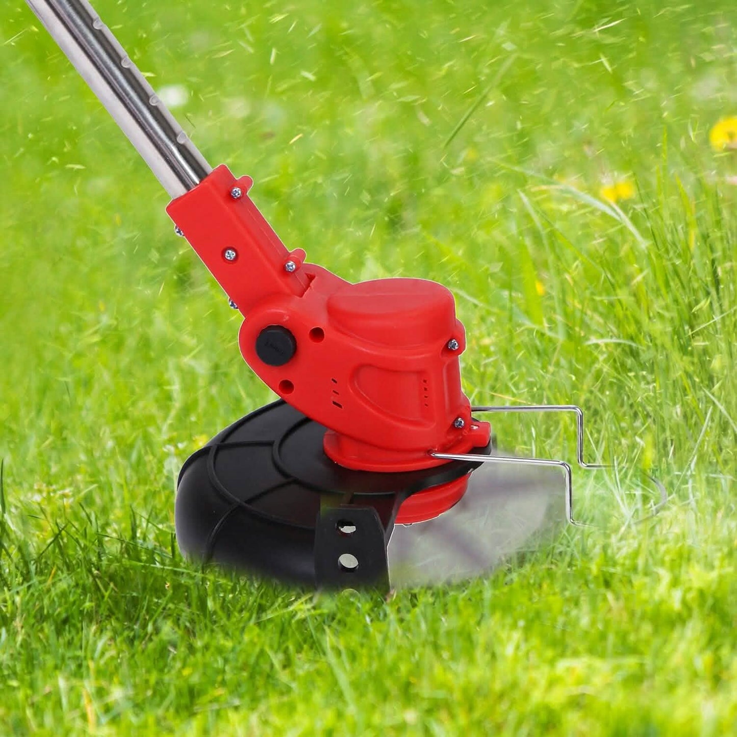 Portable Electric Lawn Mower with Wheels and 2 Batteries - Halri