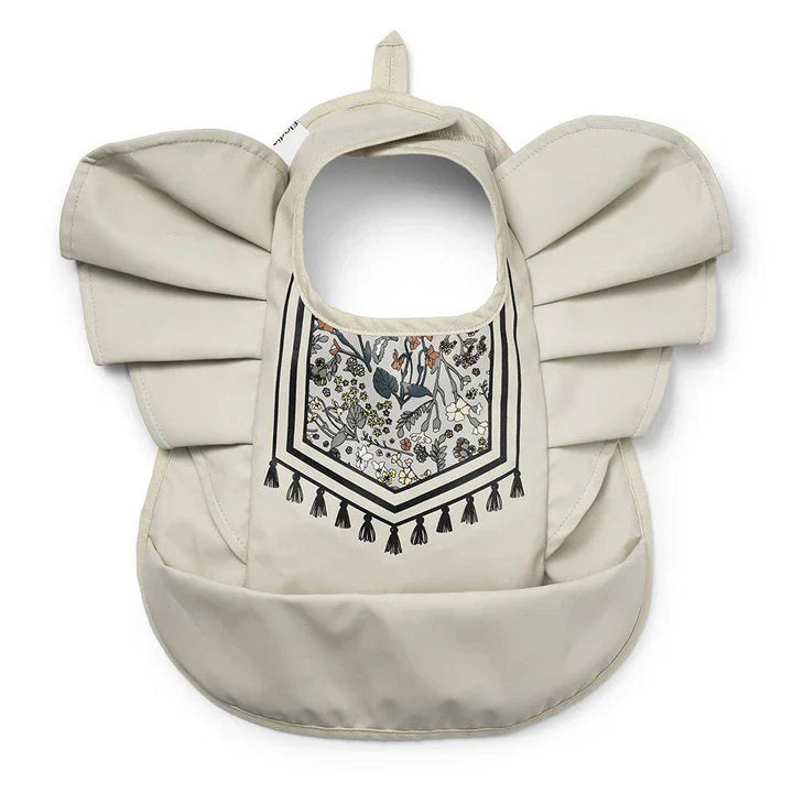 Practical Baby Bib with Sleeves - Easy Clean Feeding Bib