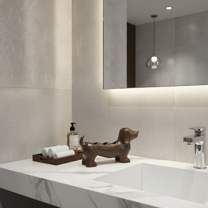 Dachshund Bathroom Storage Caddy