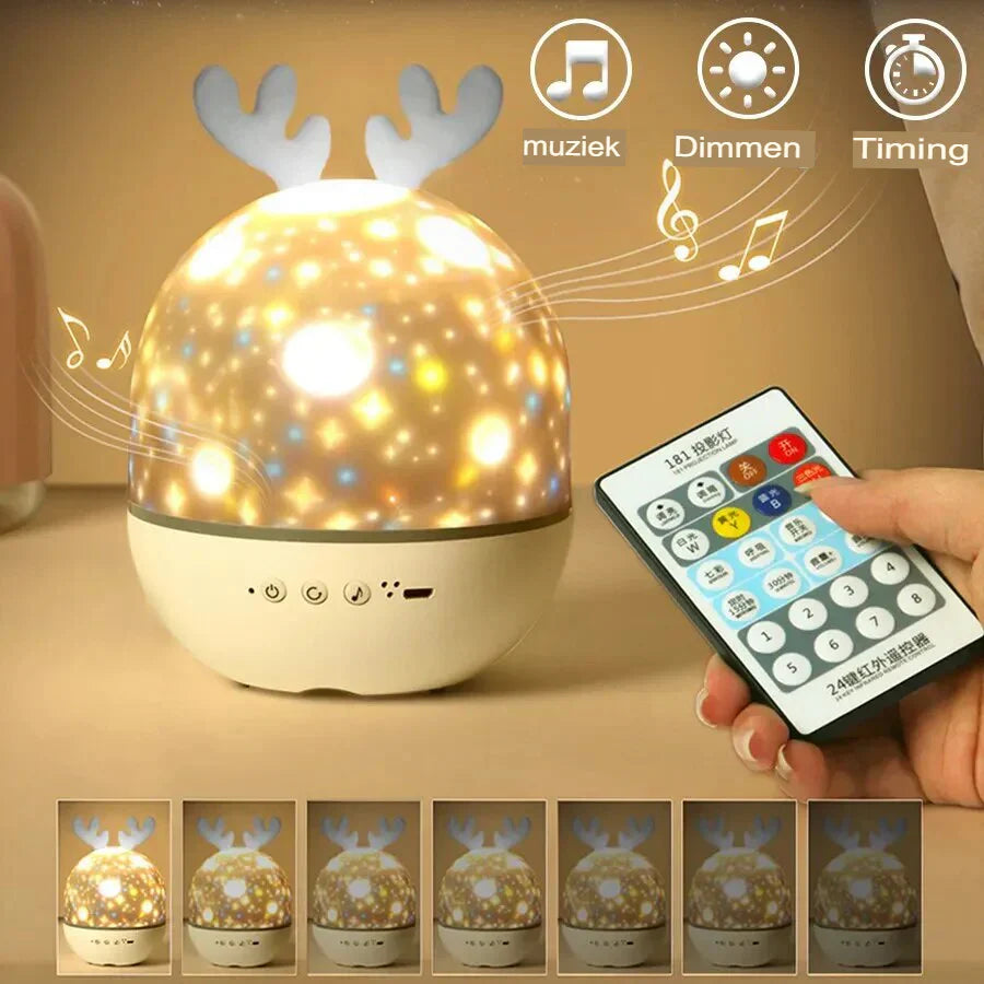 Colorful Kids Night Lamp - Starry Sky Light - Halri