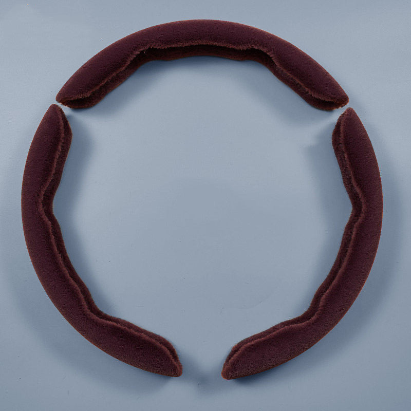 Warm Fuzzy Non Slip Car Steering Wheel Cover