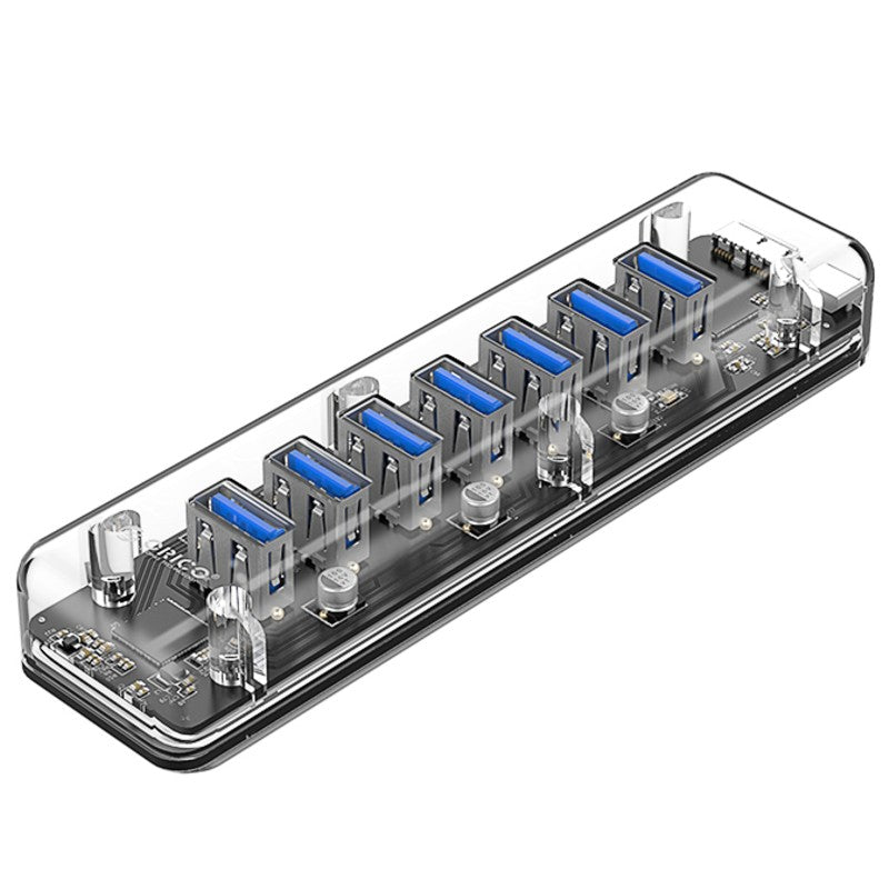 Compact 7-in-1 USB 3.0 Multiport Adapter with Power Port