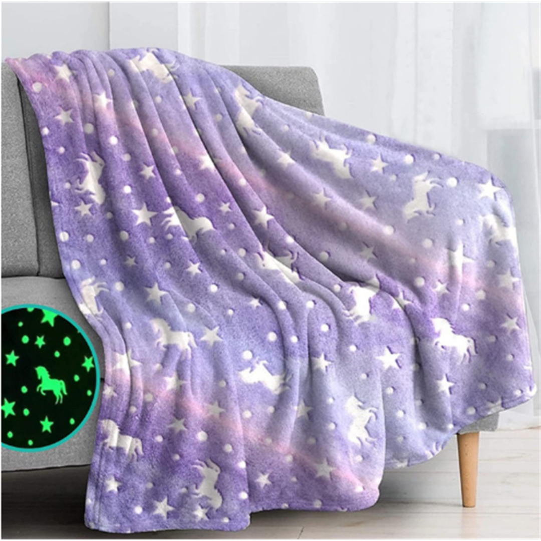 Bright Glow Childrens Throw Blanket