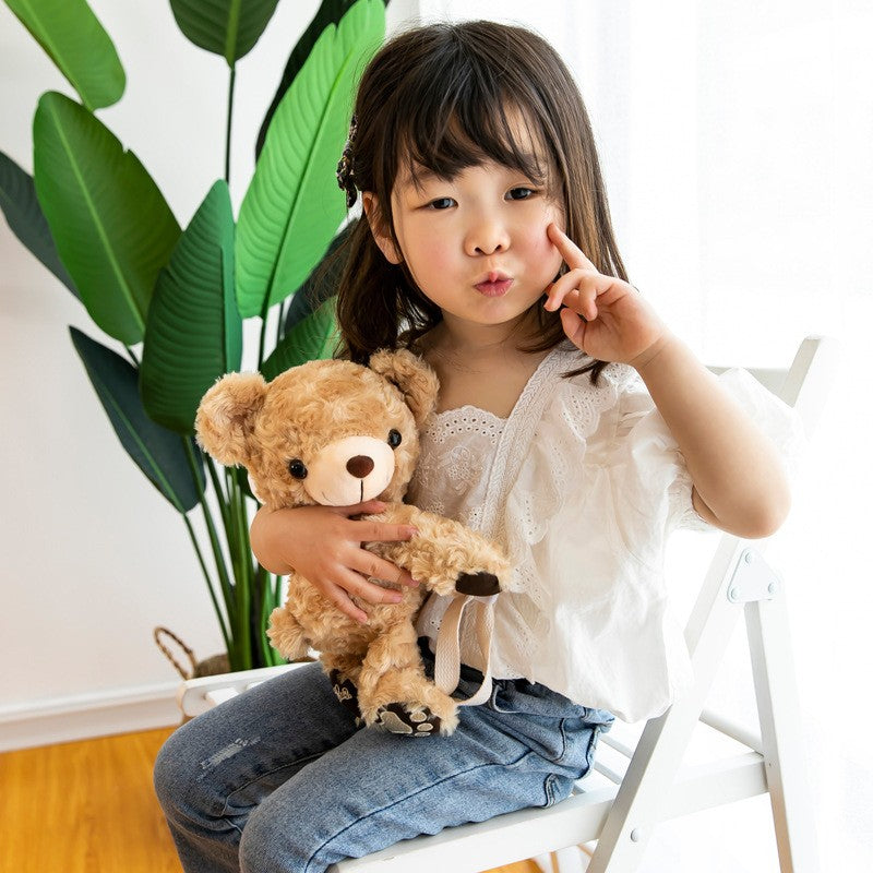 Soft Teddy Bear Shoulder Purse - Halri