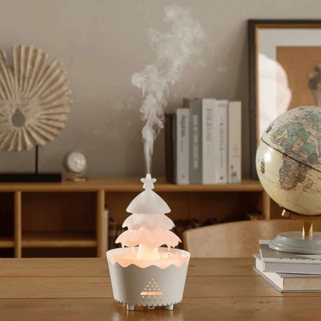 Holiday Aroma Essential Oil Diffuser with Colorful Light