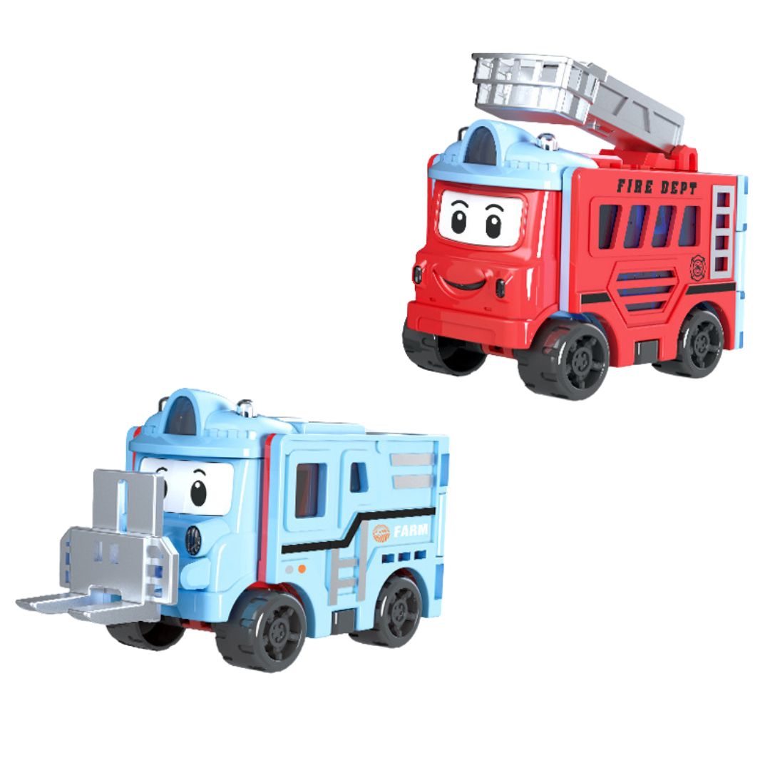 Fun Convertible Toy Vehicle Set