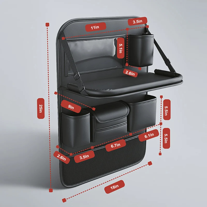 Premium Car Seat Storage With Tablet Mount