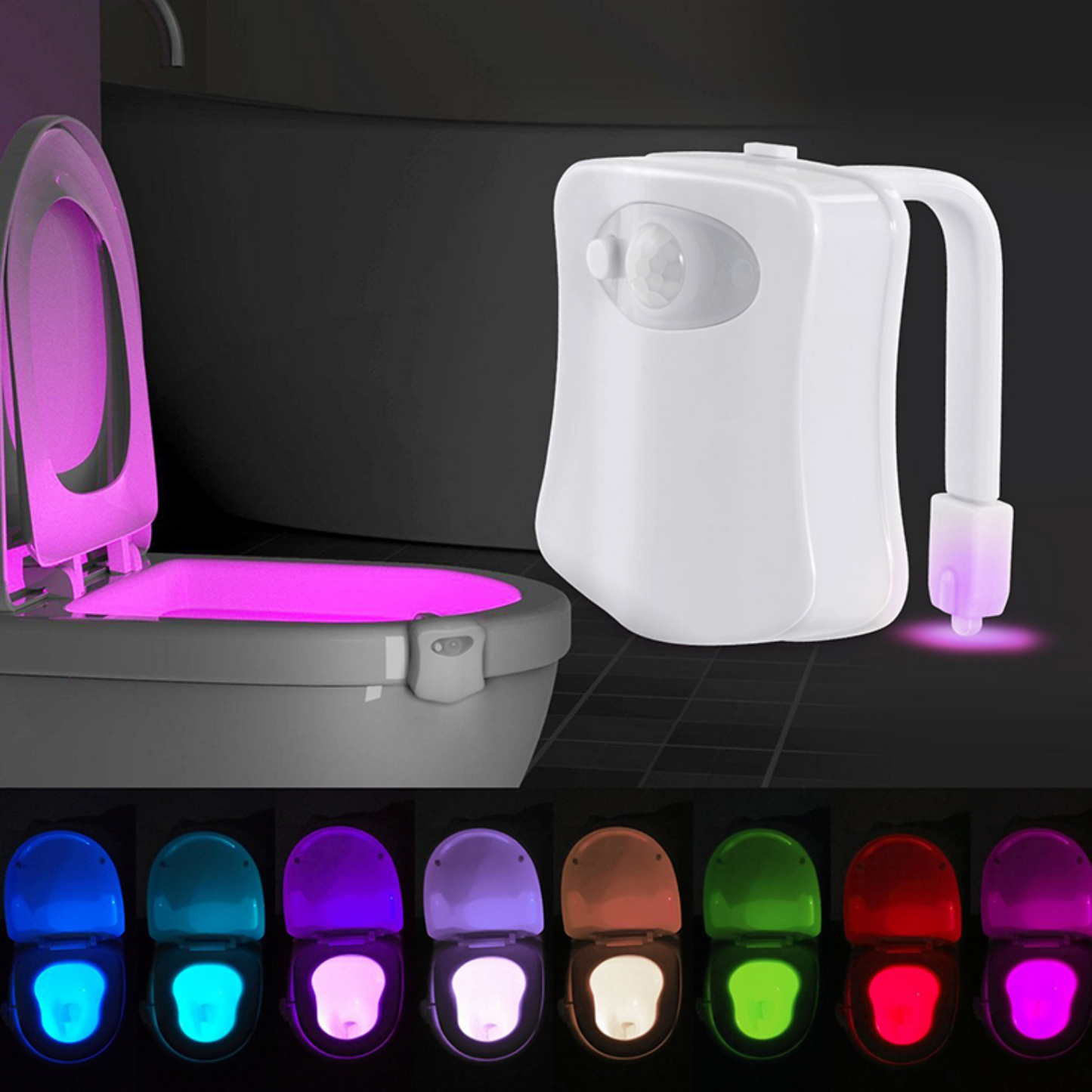 Bright Toilet Night Light with Motion Detector - Halri