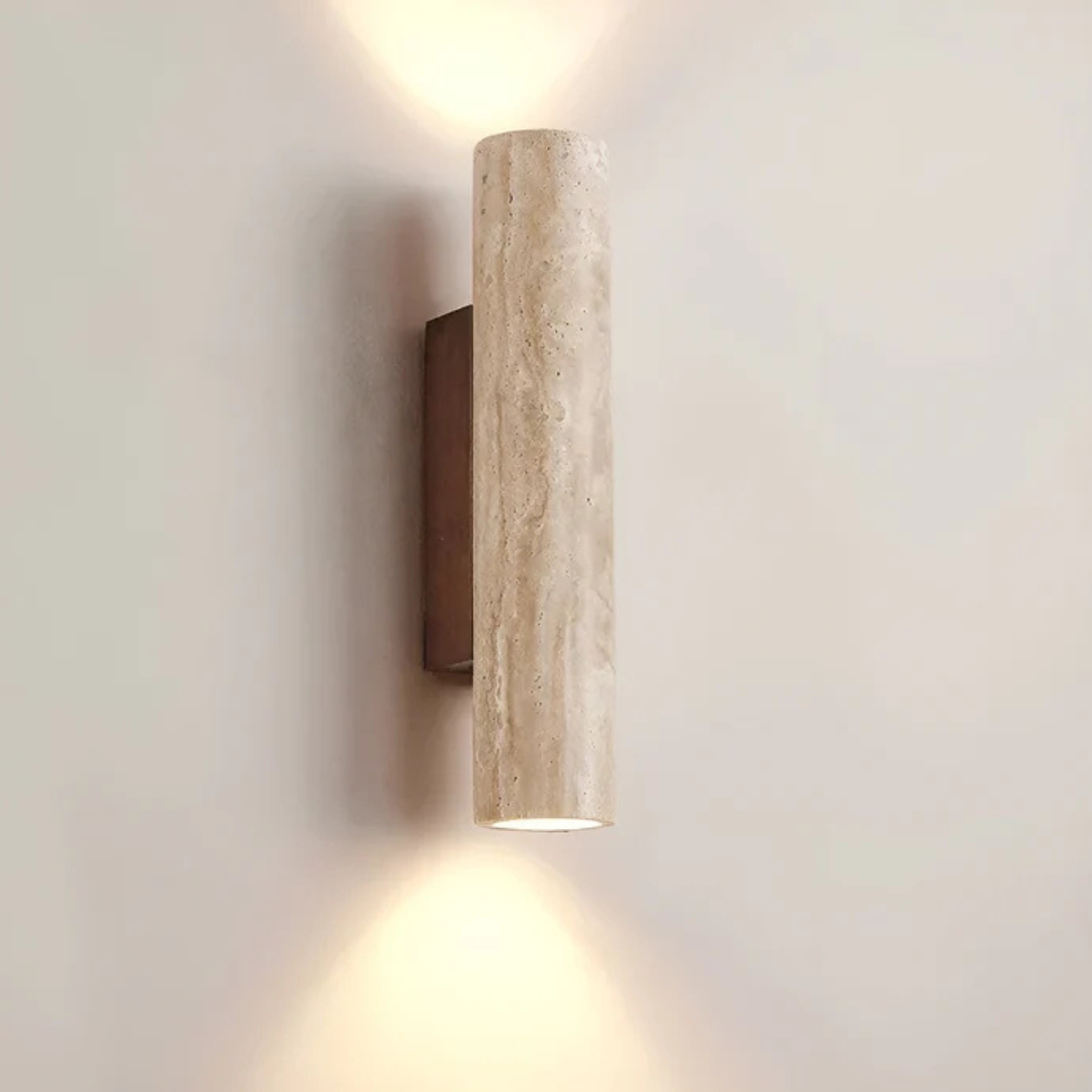 Luxury LED Wall Light with Stone Effect - Halri